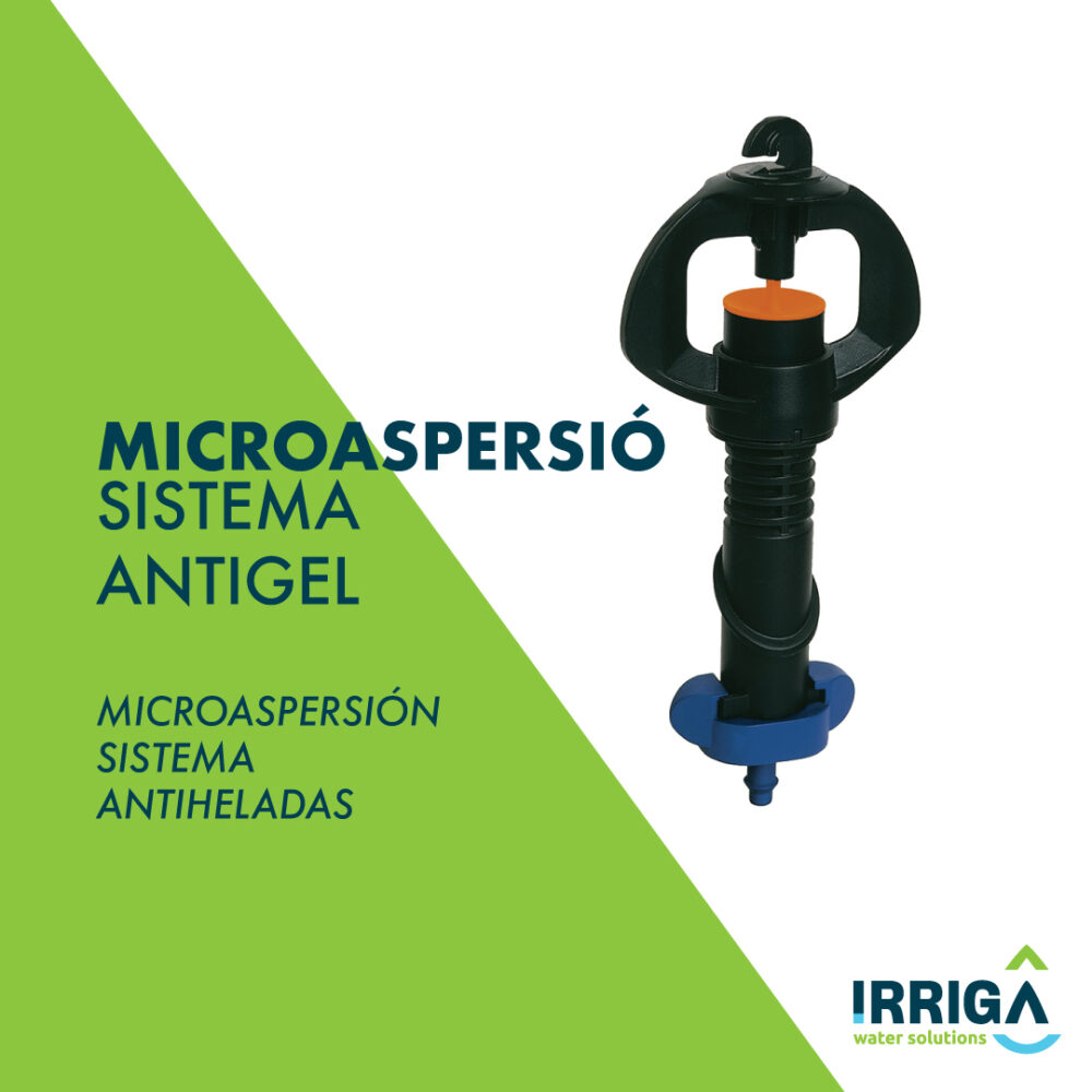 microaspersió, antigelada