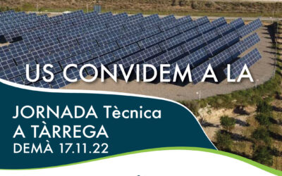 JORNADA TÈCNICA: Autoconsum d’energia fotovoltaica en regadius.